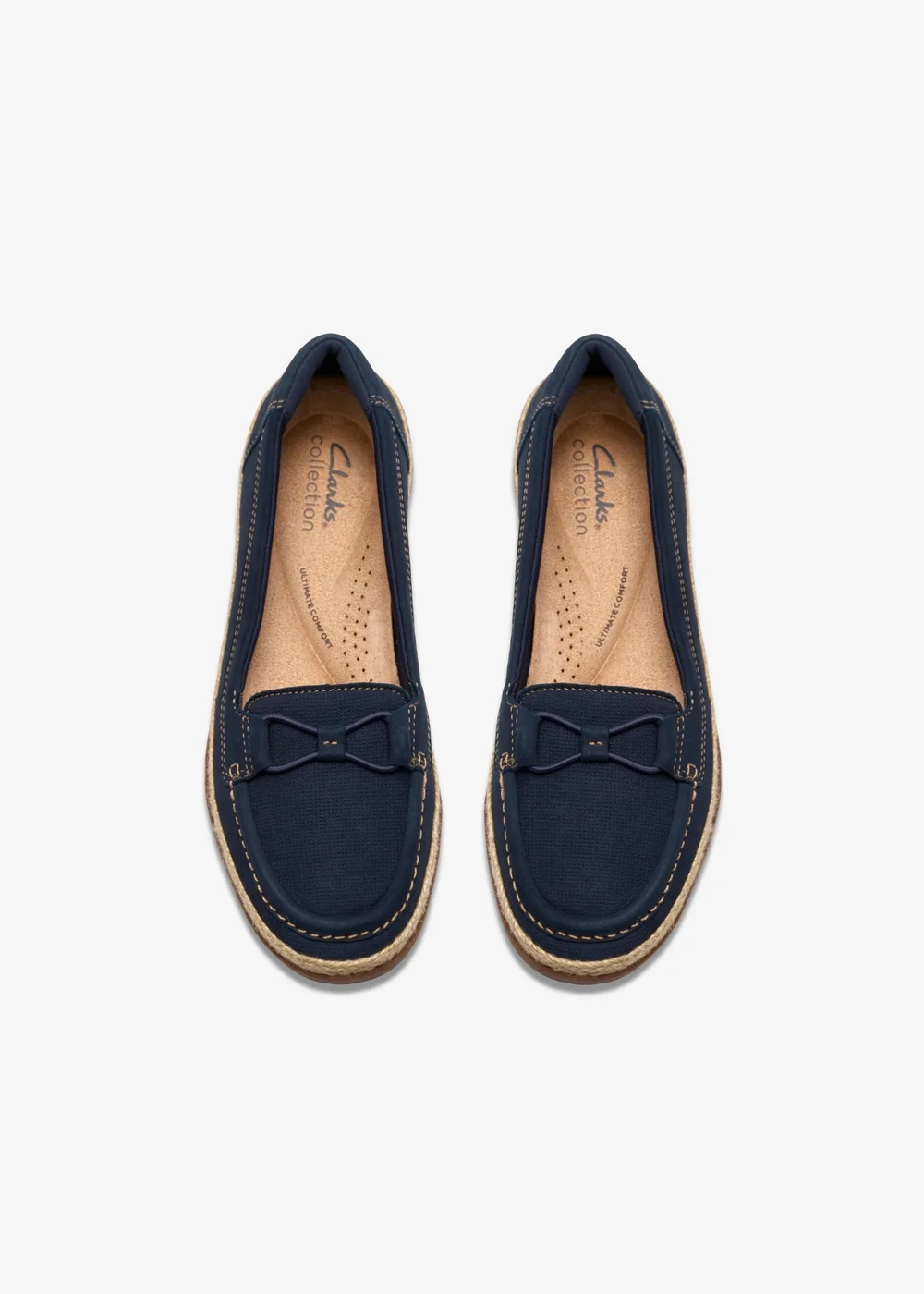 Clarks Womens Blue Elaina Milly Nubuck Standard - 5 Image 6