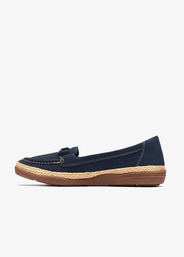 Clarks Womens Blue Elaina Milly Nubuck Standard