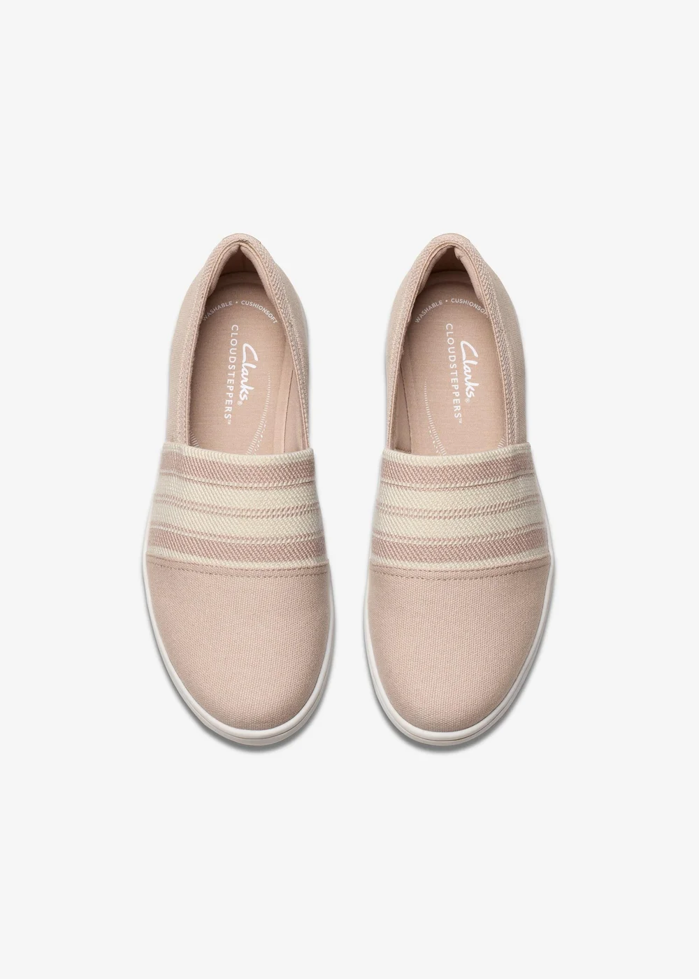 Clarks Cloudsteppers Womens Beige BrinkleySkyMst Textile Standard - 3 Image 6