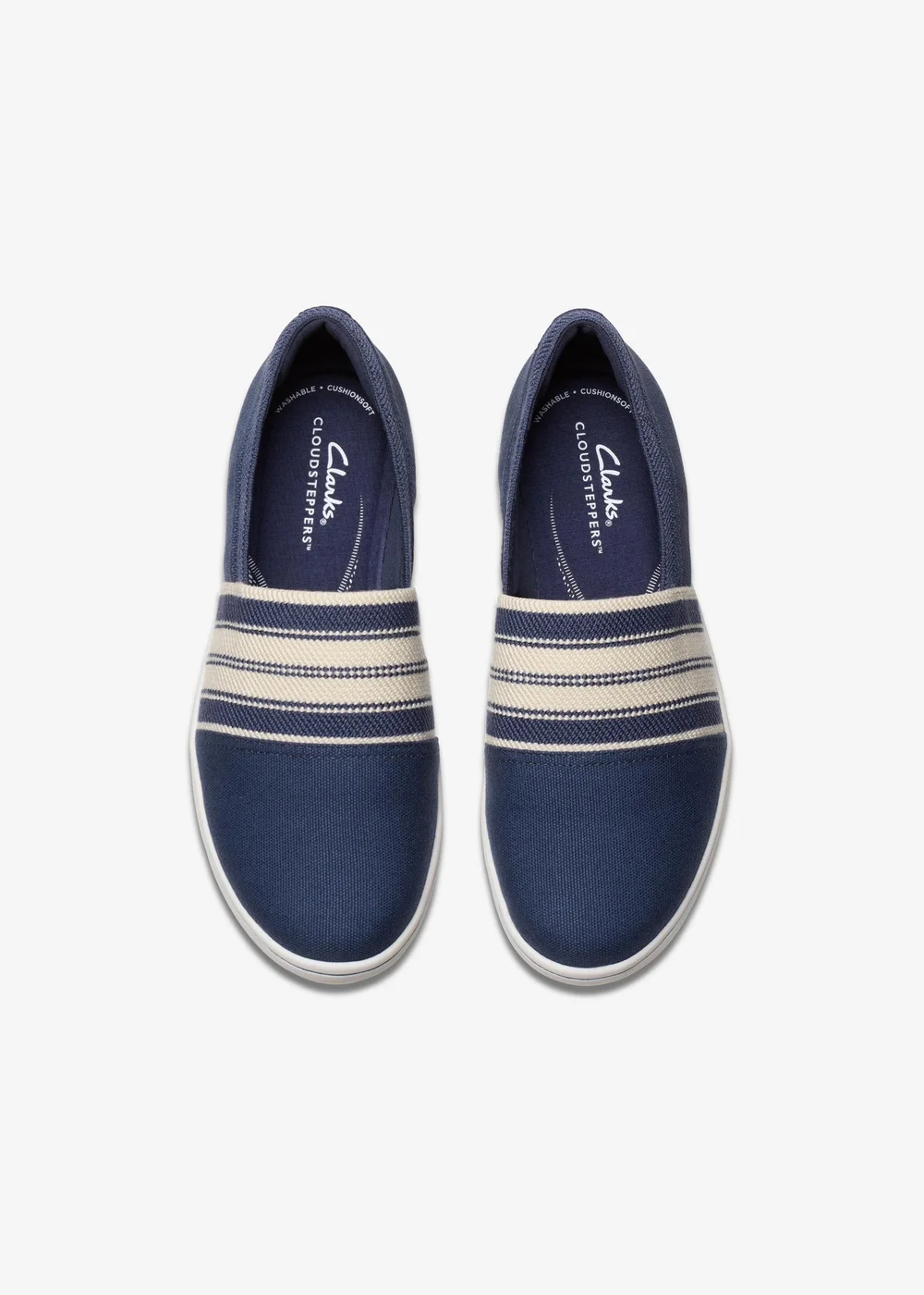 Clarks Cloudsteppers Womens Blue BrinkleySkyMst Textile Standard - 4 Image 6