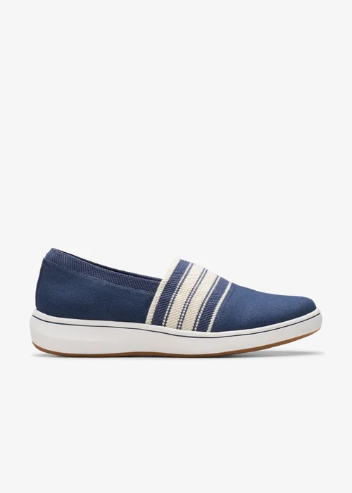 Clarks Cloudsteppers Womens Blue BrinkleySkyMst Textile Standard - 4 Image 1