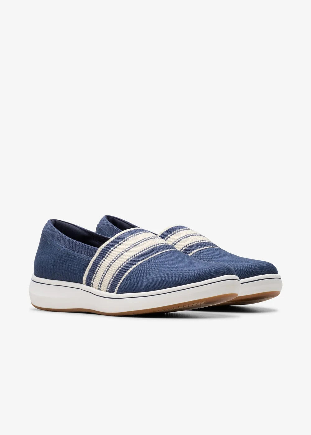 Clarks Cloudsteppers Womens Blue BrinkleySkyMst Textile Standard - 4 Image 4