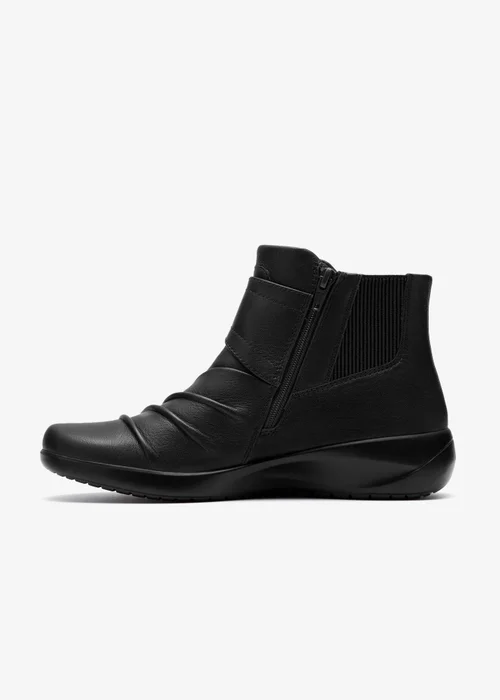 Clarks Womens Black Kaetlyn Sara Leather Standard - 3 Image 2