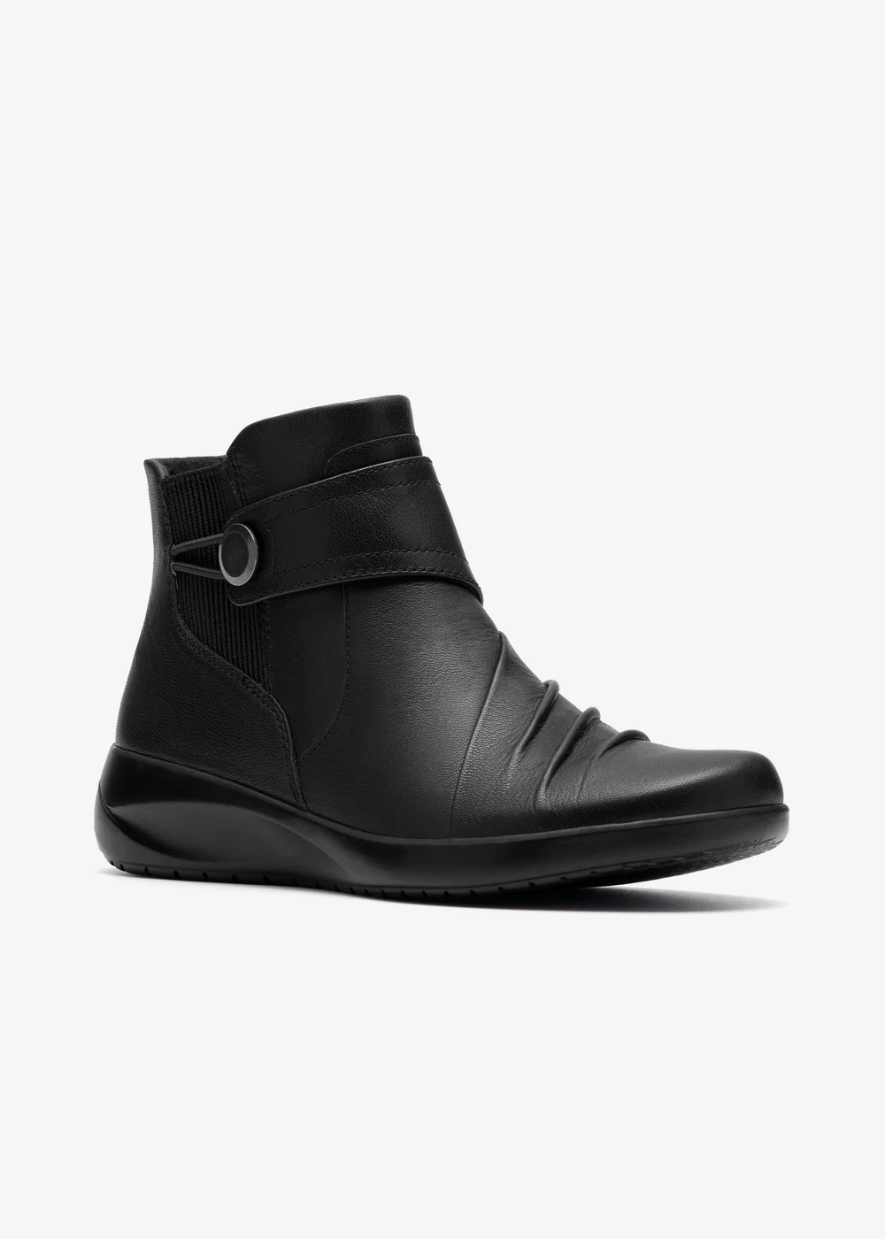 Clarks Womens Black Kaetlyn Sara Leather Standard - 3 Image 4