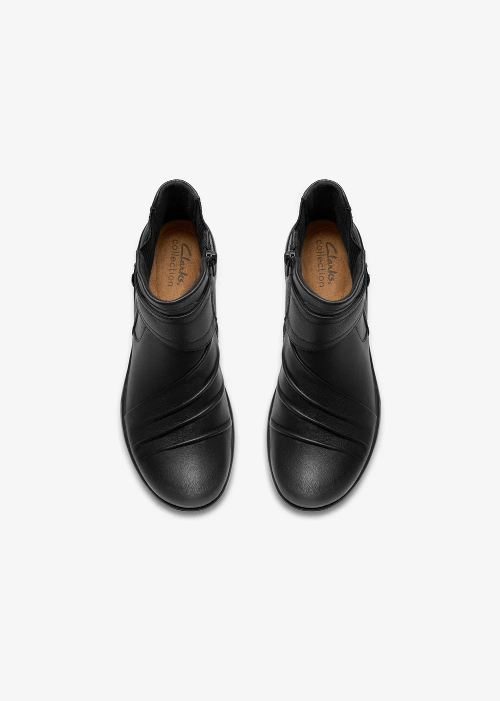 Clarks Womens Black Kaetlyn Sara Leather Standard - 3 Image 6