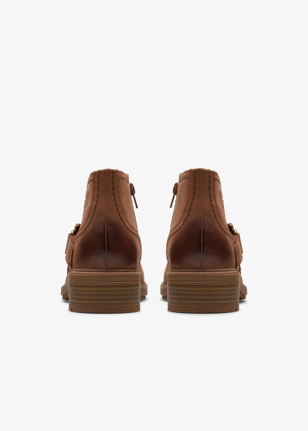 Clarks Womens Brown Hearth Clara Nubuck Standard - 3 Image 5