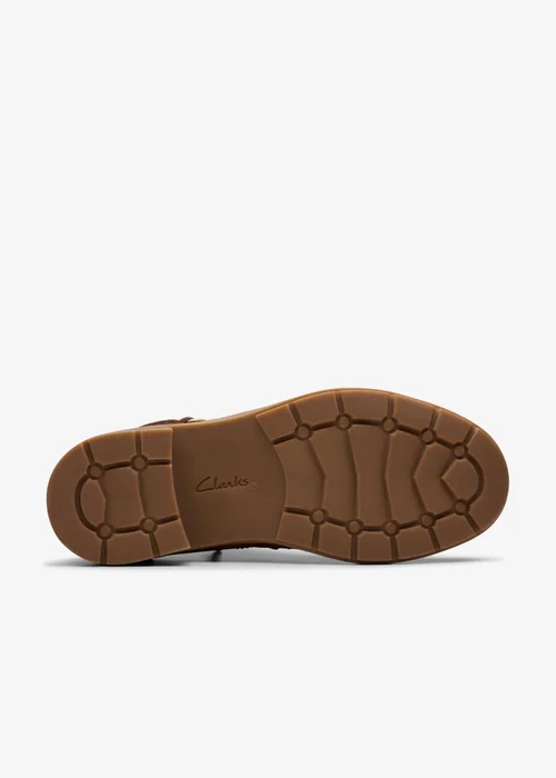 Clarks Womens Brown Hearth Clara Nubuck Standard - 3 Image 3