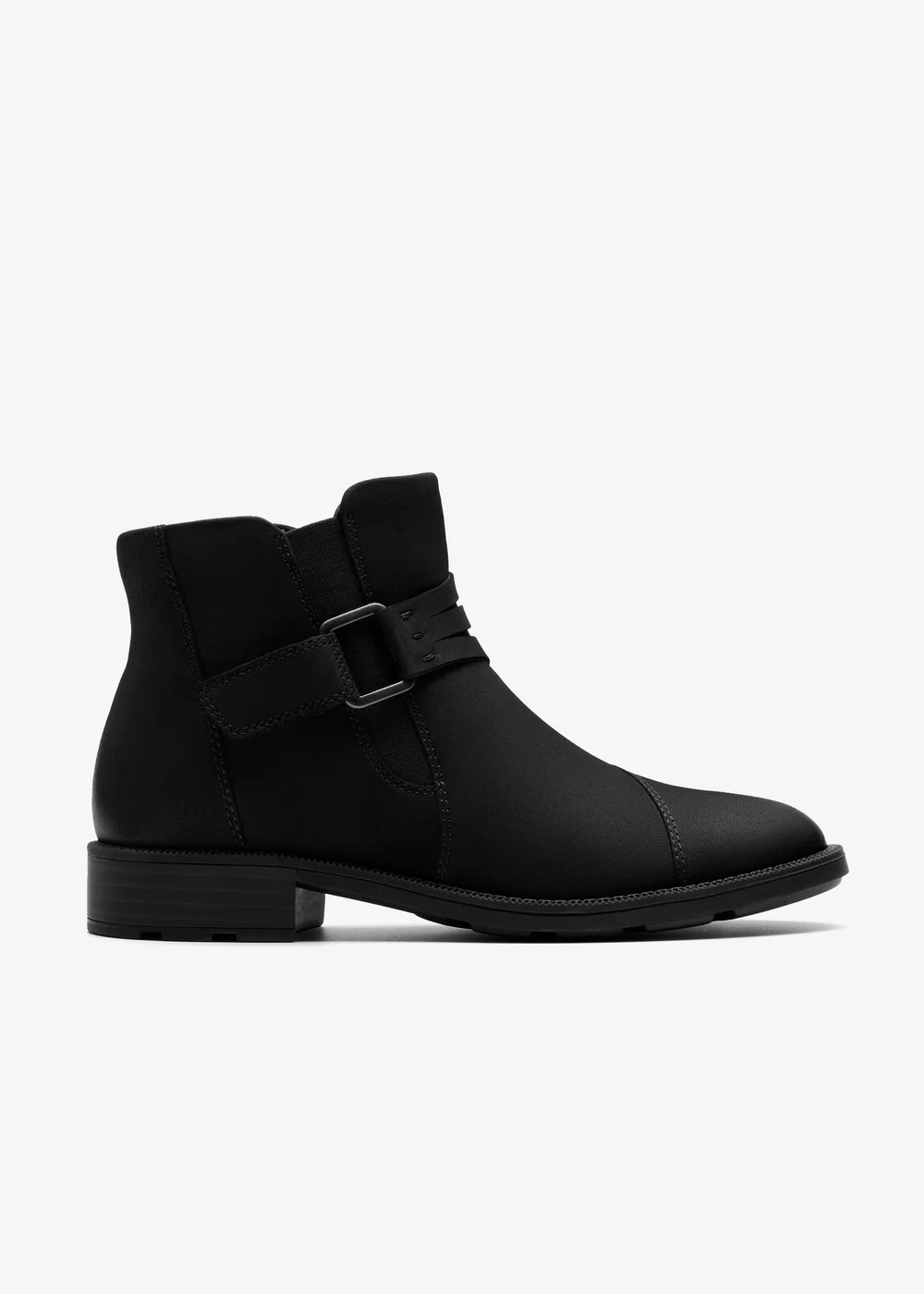 Clarks Womens Black Adalynn Faye Nubuck Standard - 4 Image 1