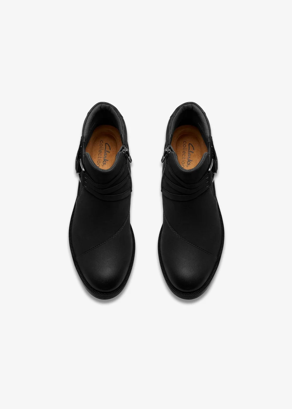 Clarks Womens Black Adalynn Faye Nubuck Standard - 4 Image 6
