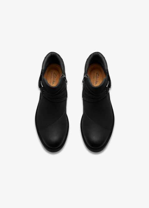 Clarks Womens Black Adalynn Faye Nubuck Standard - 4 Image 6