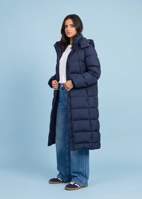 Urban Bliss Navy Seamless Puffer Jacket - 12 Image 2