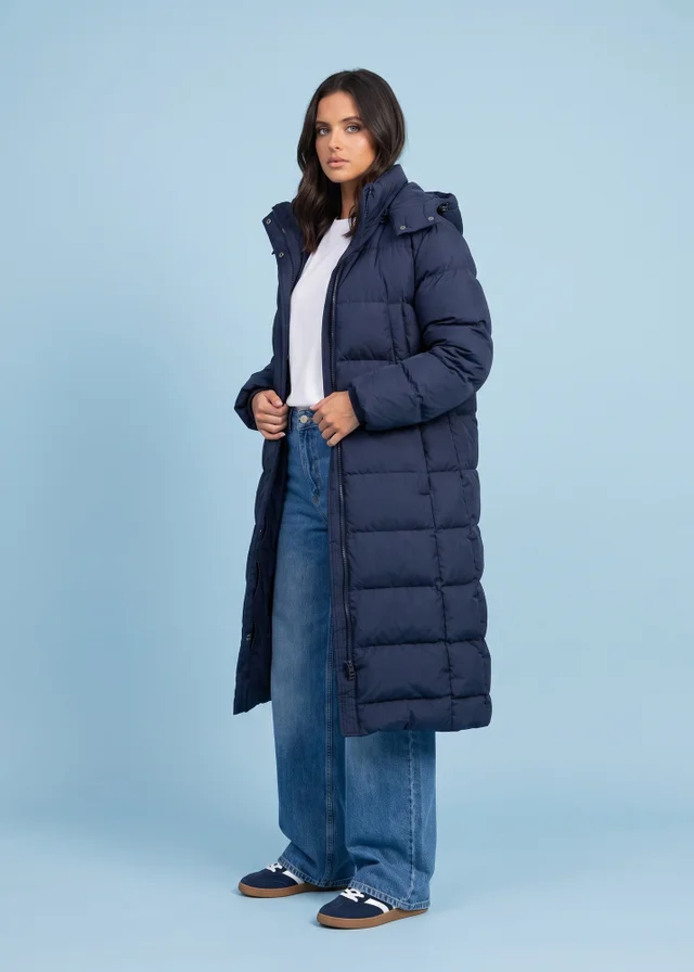 Urban Bliss Navy Seamless Puffer Jacket