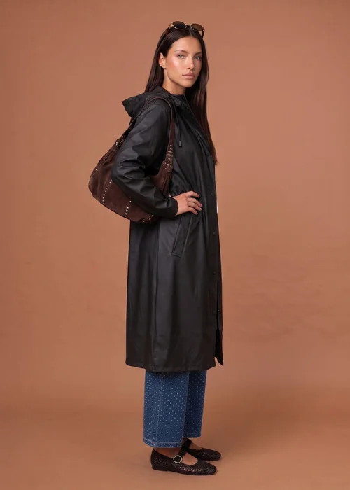 Urban Bliss Black Raincoat - 12 Image 2
