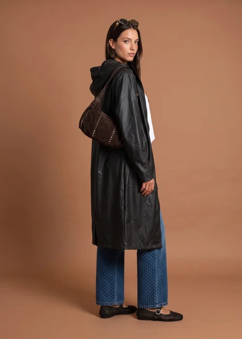Urban Bliss Black Raincoat - 12 Image 3