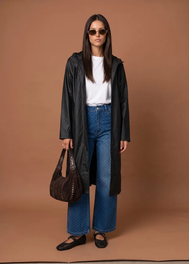 Urban Bliss Black Raincoat