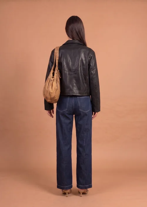 Urban Bliss Black PU Straight Jacket - 8 Image 3