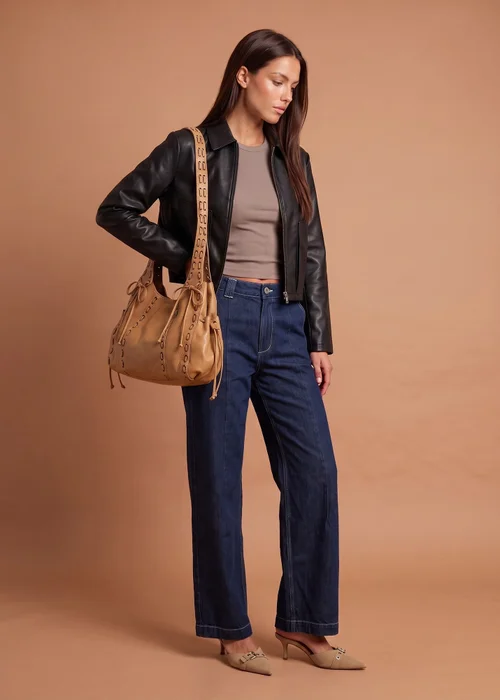 Urban Bliss Black PU Straight Jacket - 8 Image 1