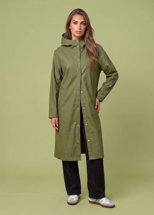 Urban Bliss Olive Raincoat - 10 Image 1