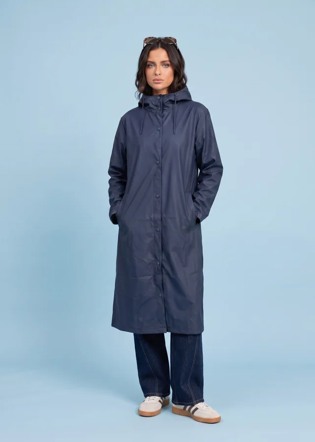 Urban Bliss Navy Raincoat
