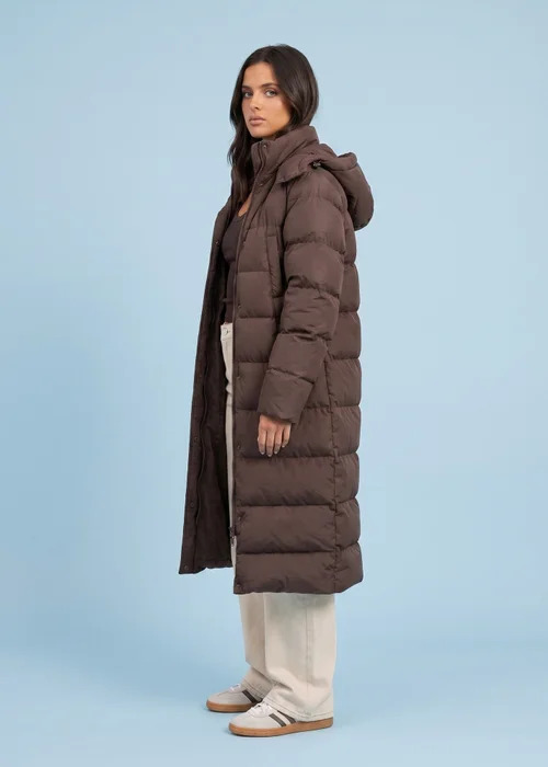 Urban Bliss Chocolate Seamless Puffer Jacket - 14 Image 3