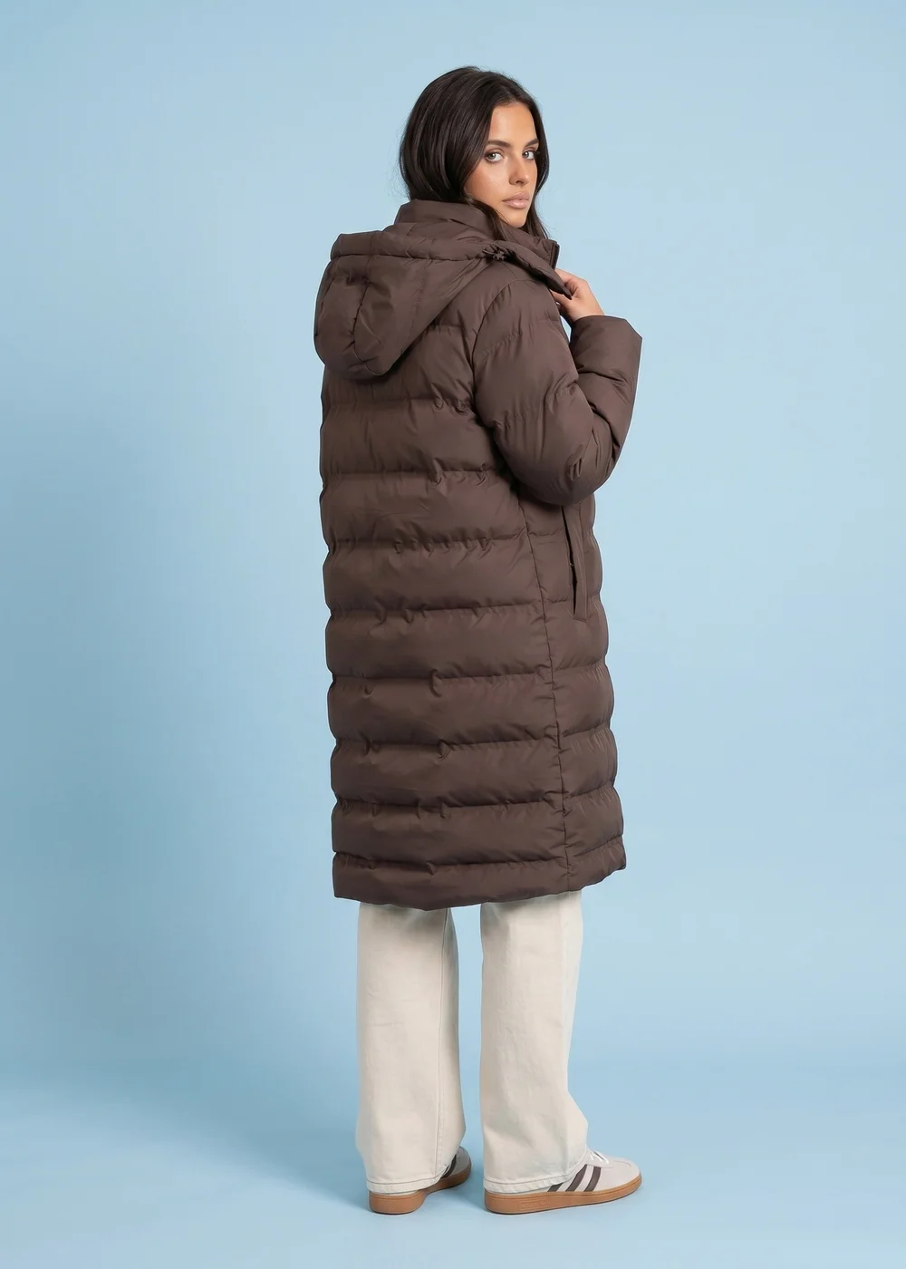 Urban Bliss Chocolate Seamless Puffer Jacket - 14 Image 2