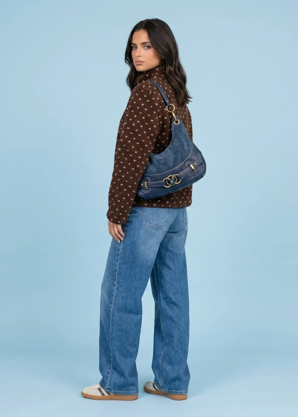 Urban Bliss Chocolate Spot Quarter Fleece Jacket - 14 Image 2
