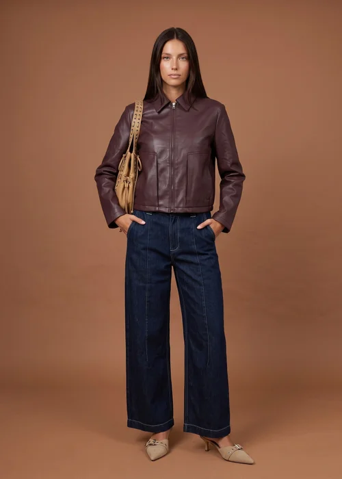 Urban Bliss Berry PU Straight Jacket - 10 Image 1