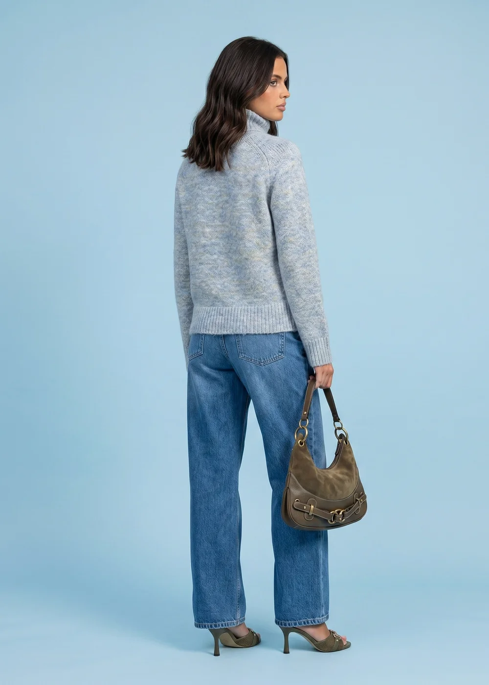 Urban Bliss Wool Blend Saddle Sleeve Jumper - L Image 3