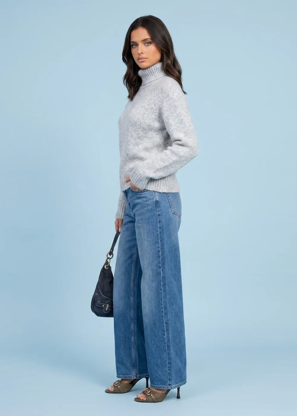 Urban Bliss Wool Blend Saddle Sleeve Jumper - L Image 2