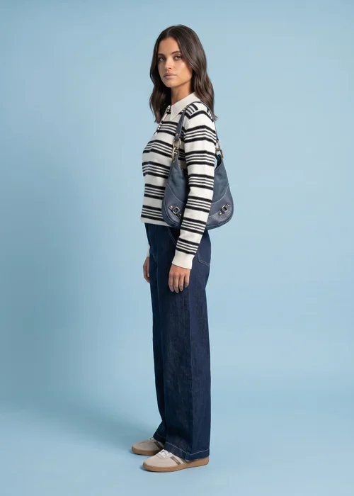 Urban Bliss Cream Stripe Jumper - S Image 2