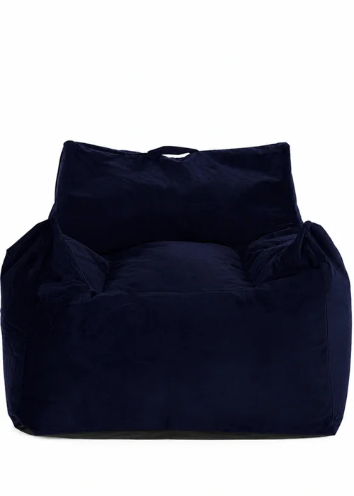 Kaikoo Blue Velvet Armchair Large - L Image 1