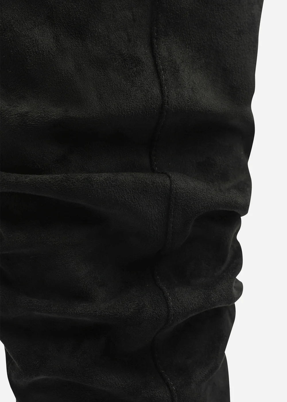 Where's That From Kalenae Black Ruched Block Knee High Boot - 5 Image 6