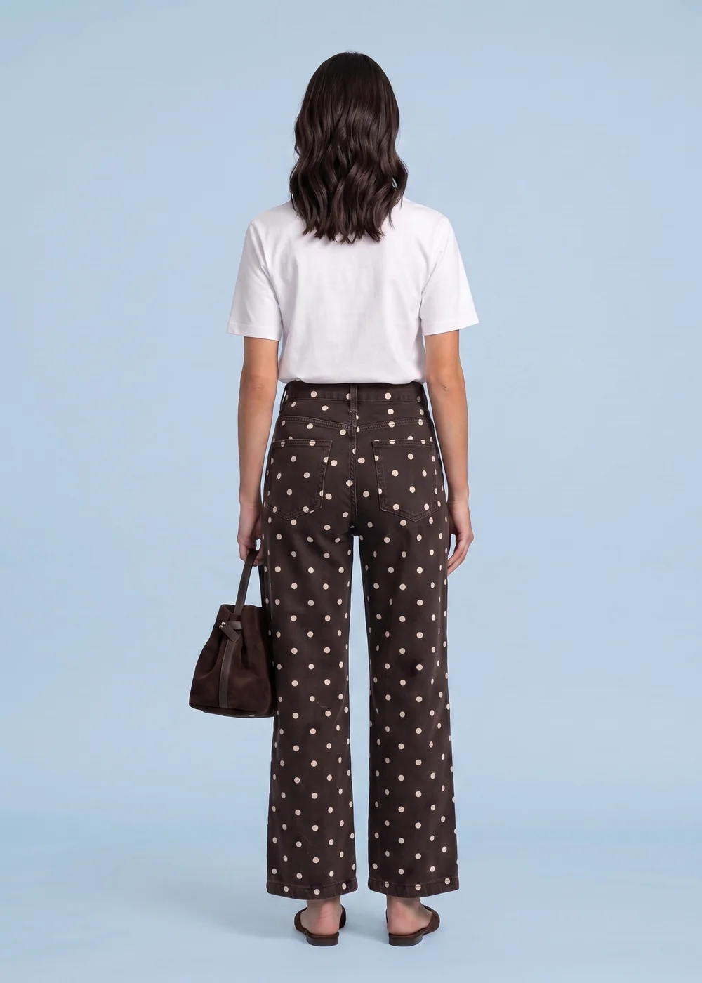 Urban Bliss Chocolate Spot Wide Leg Jean - 14 Image 3