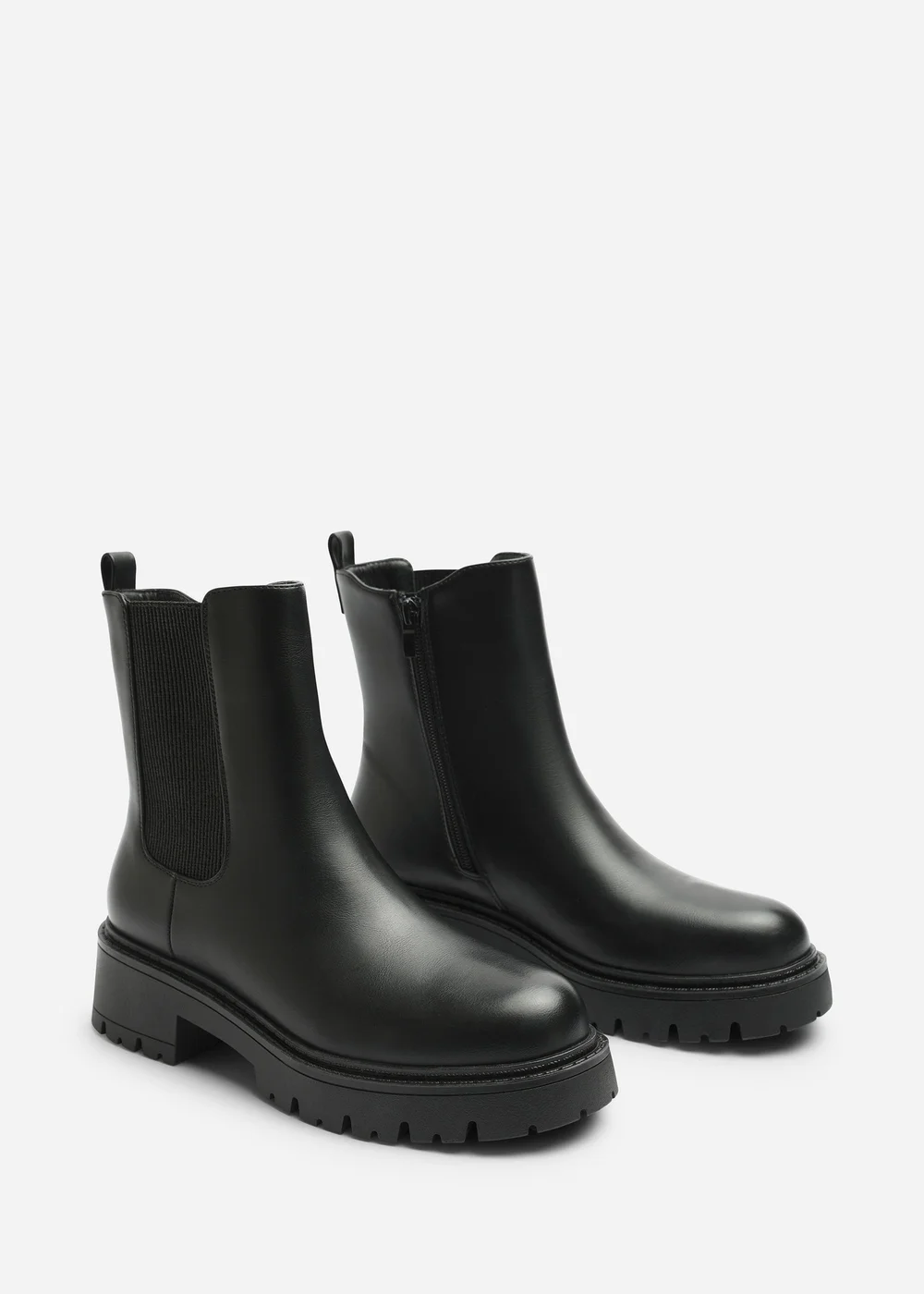 Where's That From Fadira Black Chelsea Boot With Elastic Panel - 8 Image 4