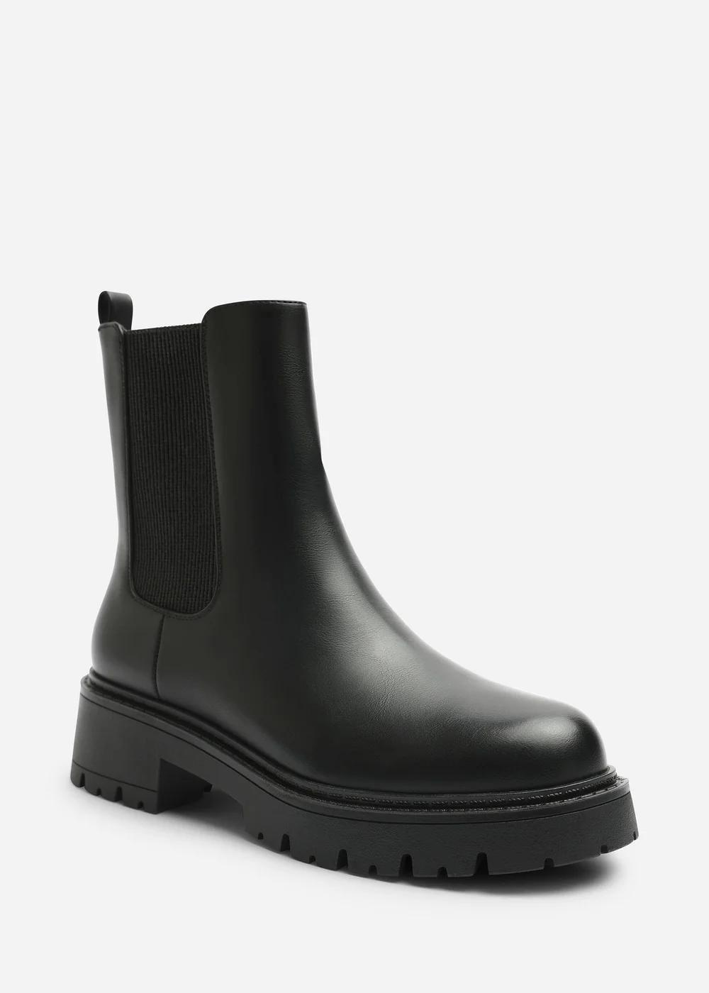 Where's That From Fadira Black Chelsea Boot With Elastic Panel - 8 Image 3