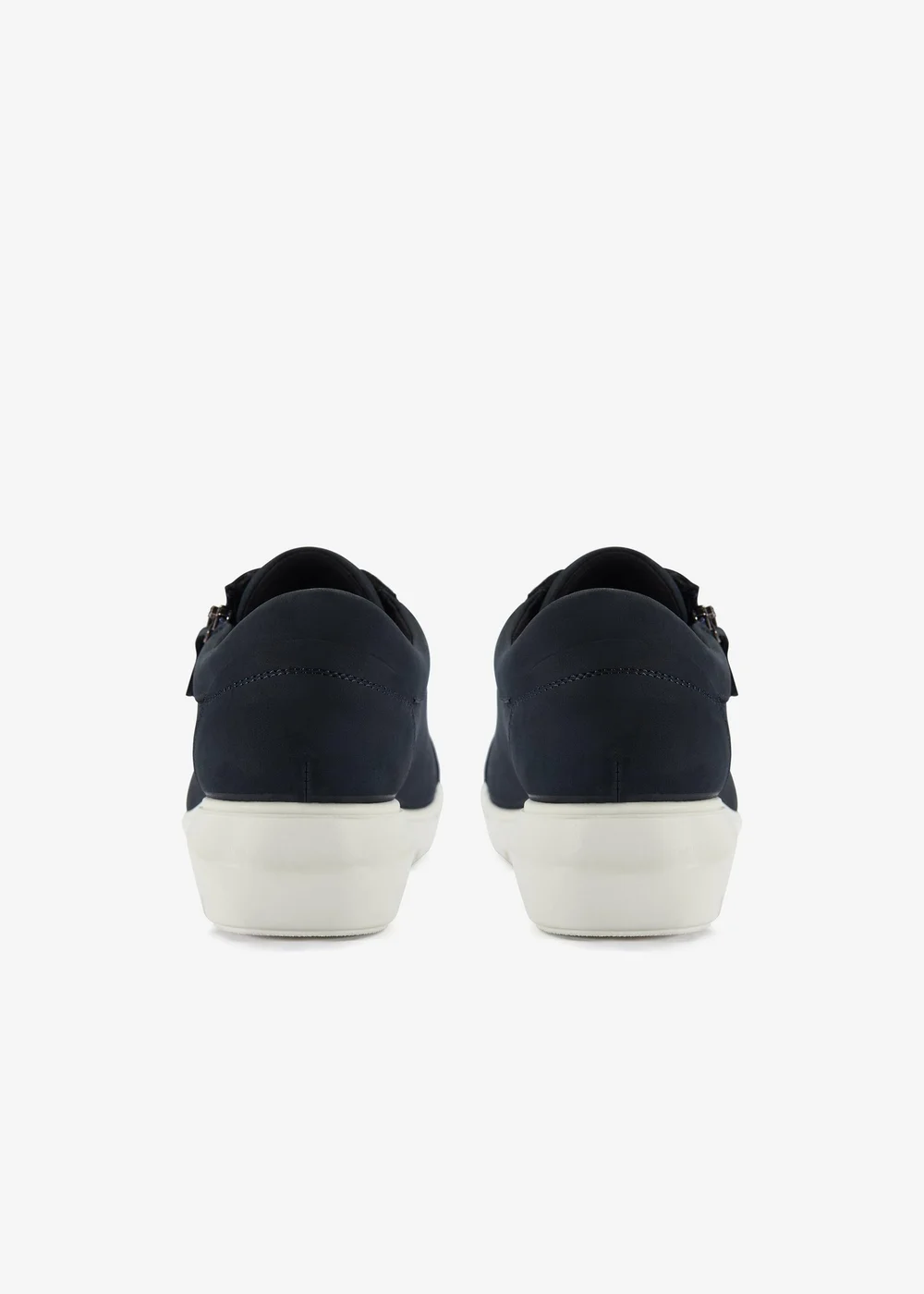 Clarks Womens Blue Un Bay Lace Nubuck Standard - 5 Image 4