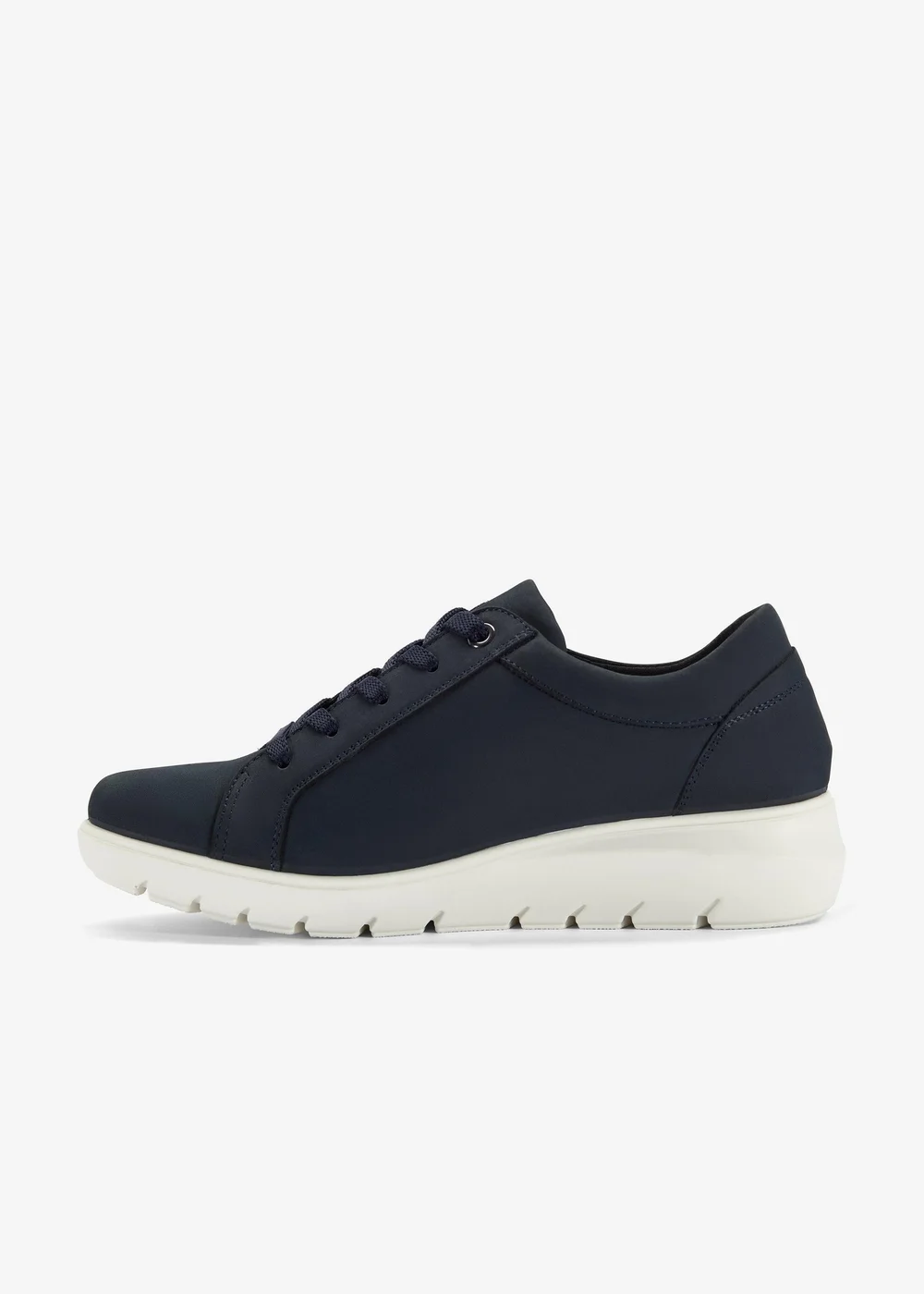 Clarks Womens Blue Un Bay Lace Nubuck Standard - 5 Image 2