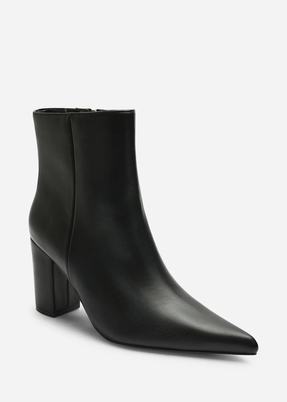 Where's That From Ebrina Dark Brown Pointed Toe Block Heeled Ankle Boot - 7 Image 2