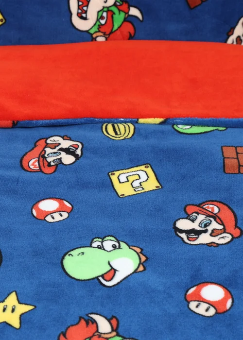Nintendo Brothers Single Rotary Fleece Duvet - One Size Image 6