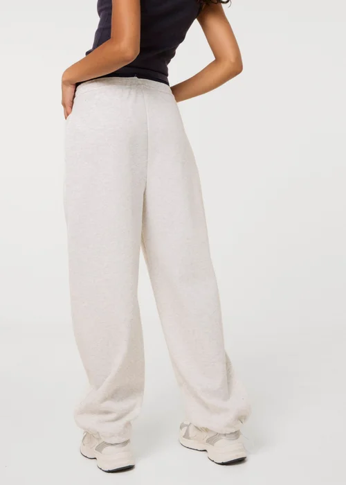 Pink Vanilla Grey Wide Leg Joggers - S Image 4