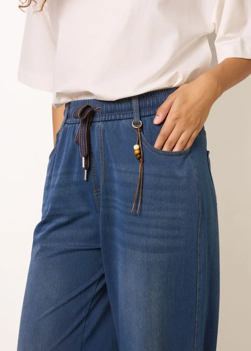Blue Vanilla Blue Wide Leg Pant Jeans - M Image 2