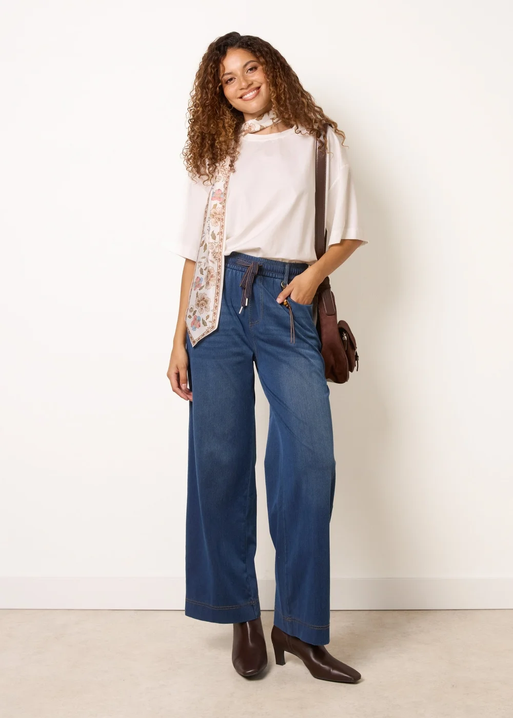 Blue Vanilla Blue Wide Leg Pant Jeans - M Image 1