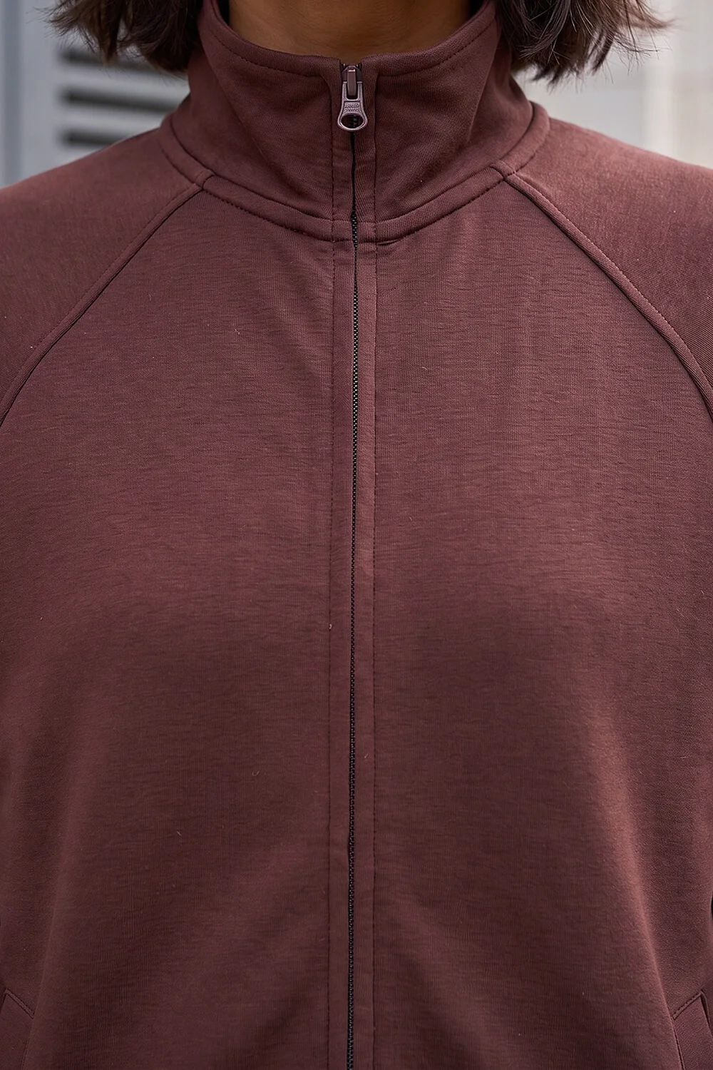 Dusk Chocolate Soft Touch Zip Up Jacket - 8 Image 4