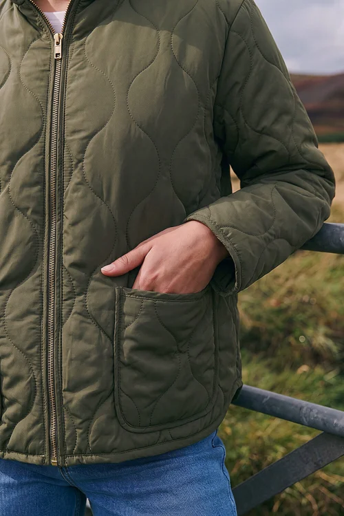 Roman Khaki Petite Padded Jacket - 8 Image 4