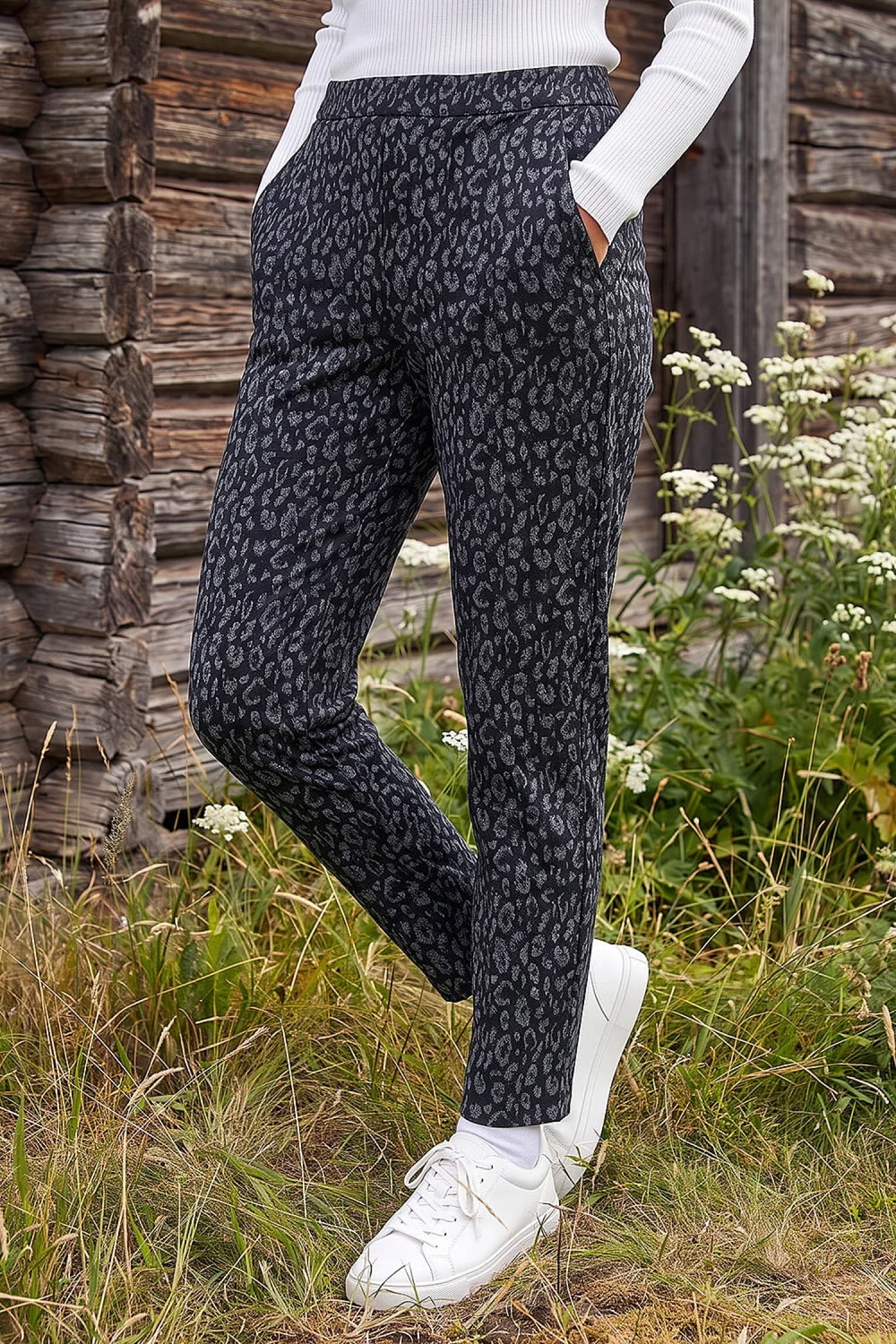 Roman Dark Grey Tapered Jogger - 10 Image 1
