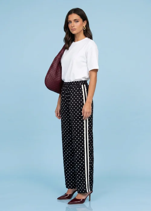 Urban Bliss Black Spot Tape Side Trouser - 10 Image 2