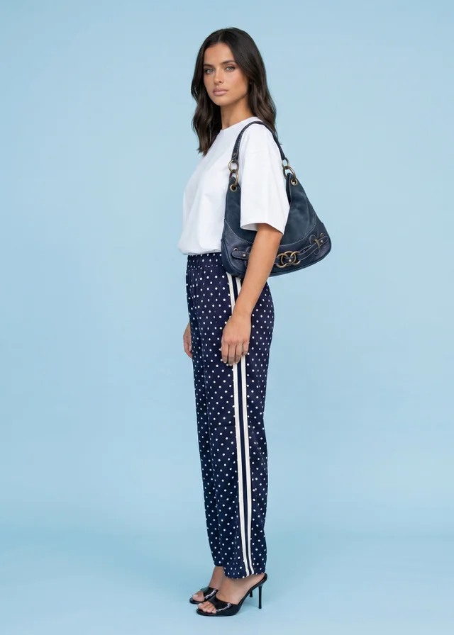 Urban Bliss Blue Spot Tape Side Trouser