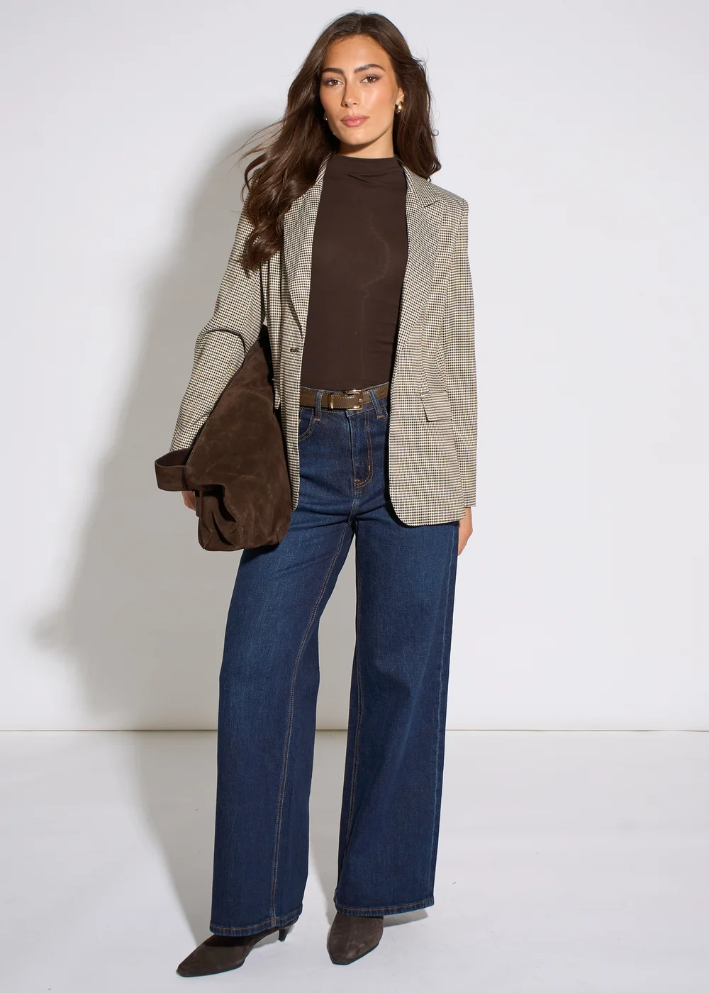 Gini London Neutral Tweed Heritage Blazer Jacket - 12 Image 1