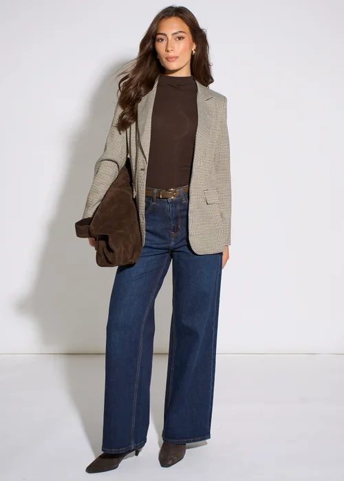 Gini London Neutral Tweed Heritage Blazer Jacket - 12 Image 1