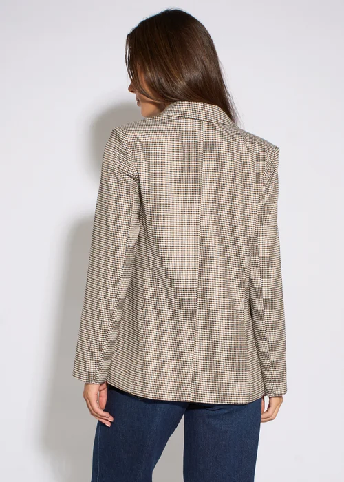 Gini London Neutral Tweed Heritage Blazer Jacket - 12 Image 2